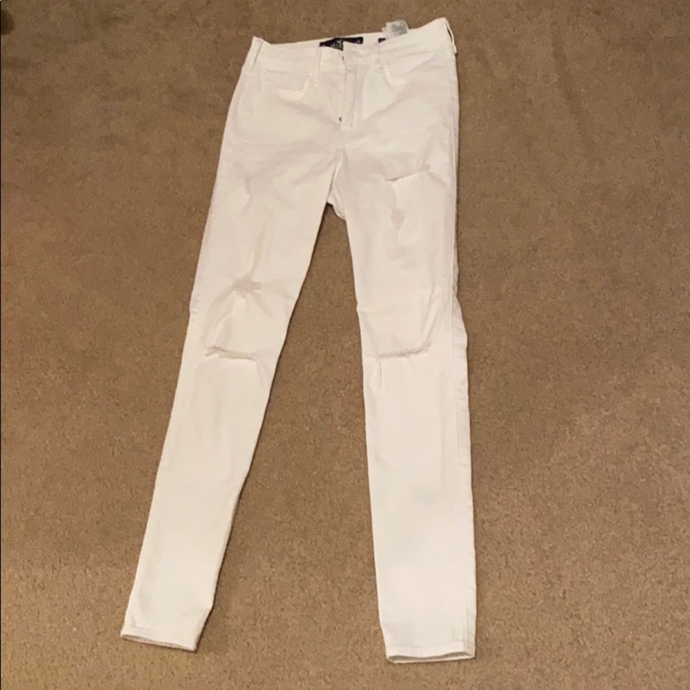 white jeans